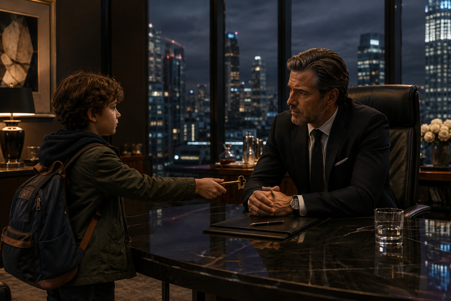 The Boy Who Walked Into a Billionaire’s Penthouse With a Key From His Past