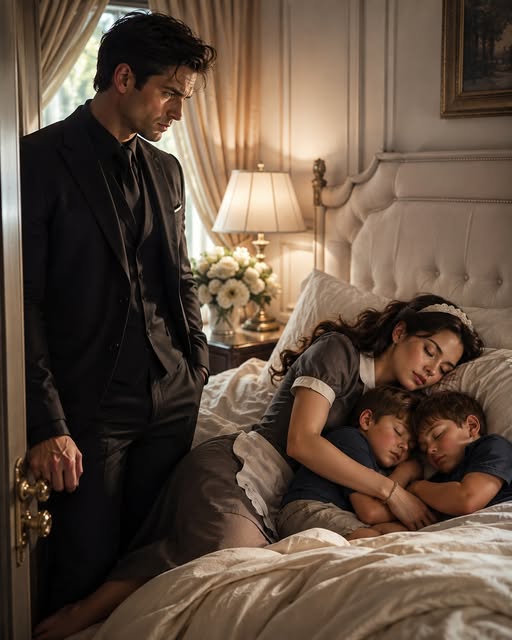 THE MAID WHO HEARD WHAT THE BILLIONAIRE’S TWINS WERE TOO AFRAID TO SAY