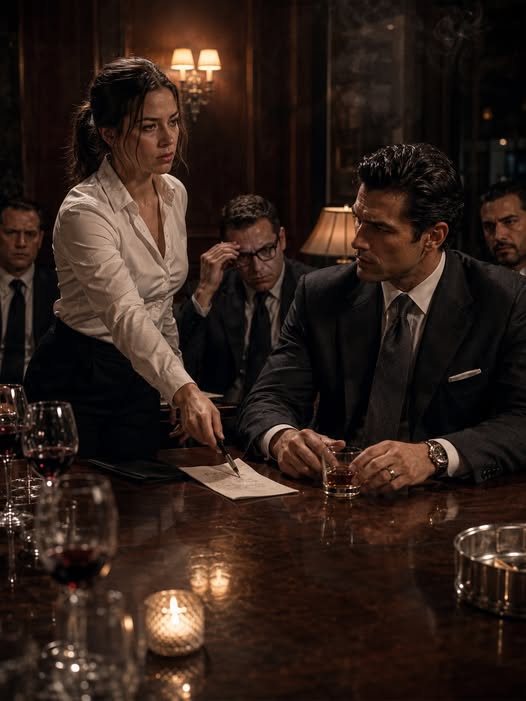 "TITLE: THE WAITRESS ... THE MAFIA BOSS "