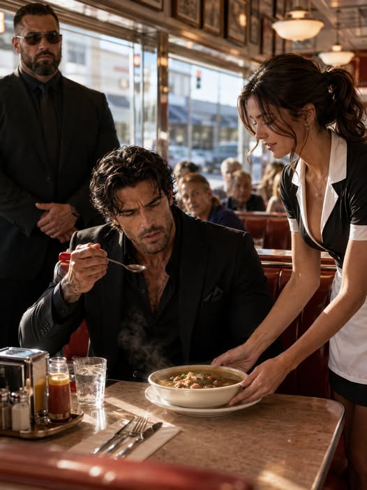 THE WAITRESS SERVED THE MAFIA BOSS ONE FORGOTTEN DISH—AND HE REALIZED WHO HAD SAVED THEM BOTH