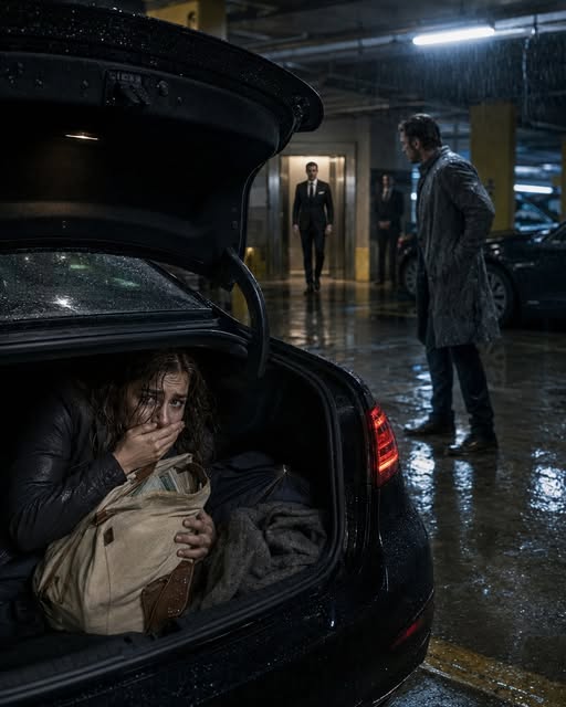 She Hid in the Mafia Boss’s Trunk—By Morning, He Was the Only Man Standing Between Her and Her