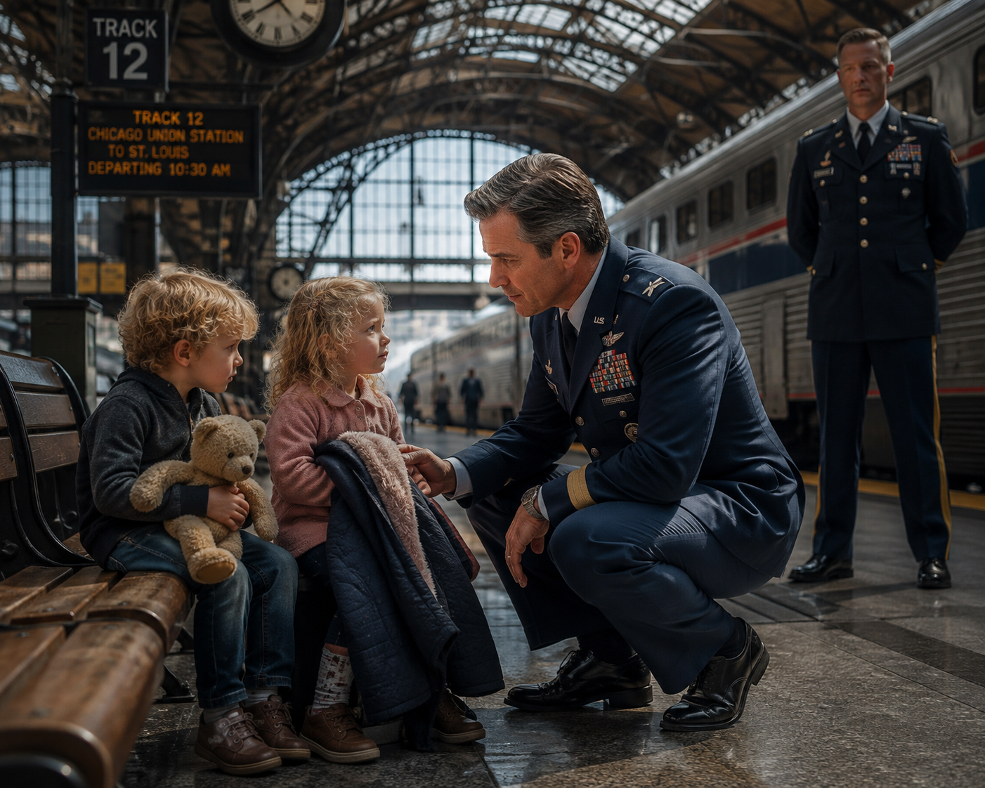 She Abandoned Two Five-Year-Old Twins at O’Hare—But She Didn’t See the Army Colonel Watching