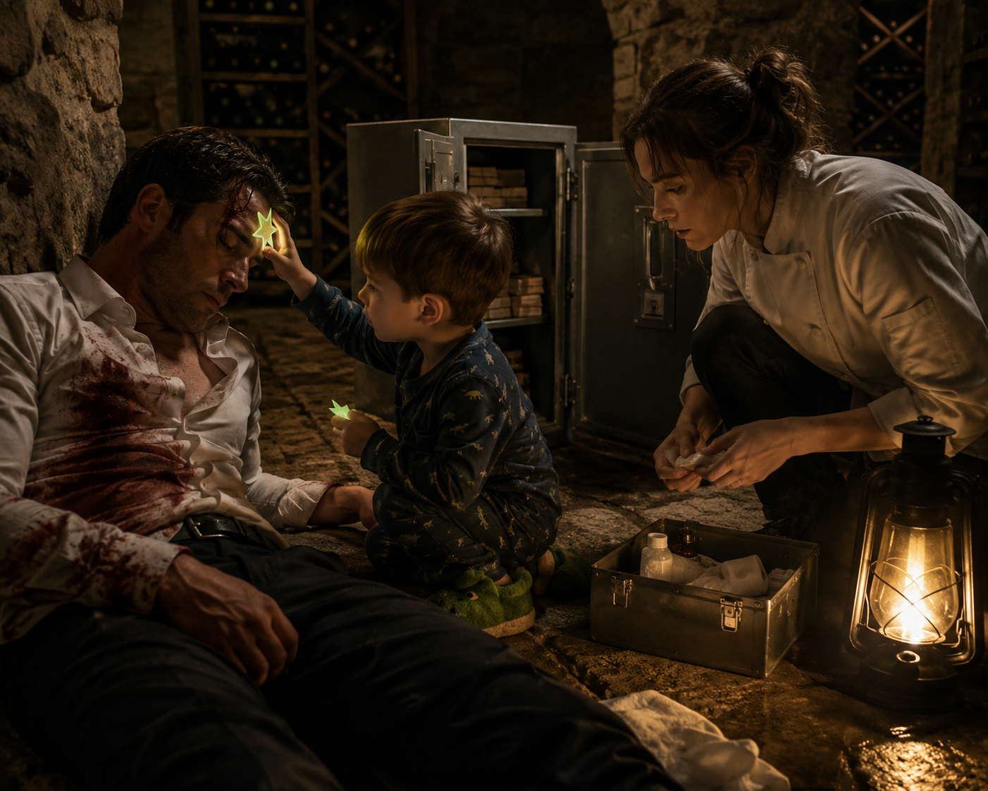 THE LITTLE BOY WHO HID A CRIME BOSS WITH GLOWING STARS