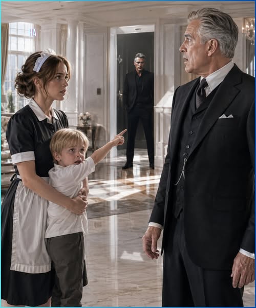 **The Mafia Boss Turned Pale When the Maid’s Little Daughter Said, “The Other You Is Watching Us”**