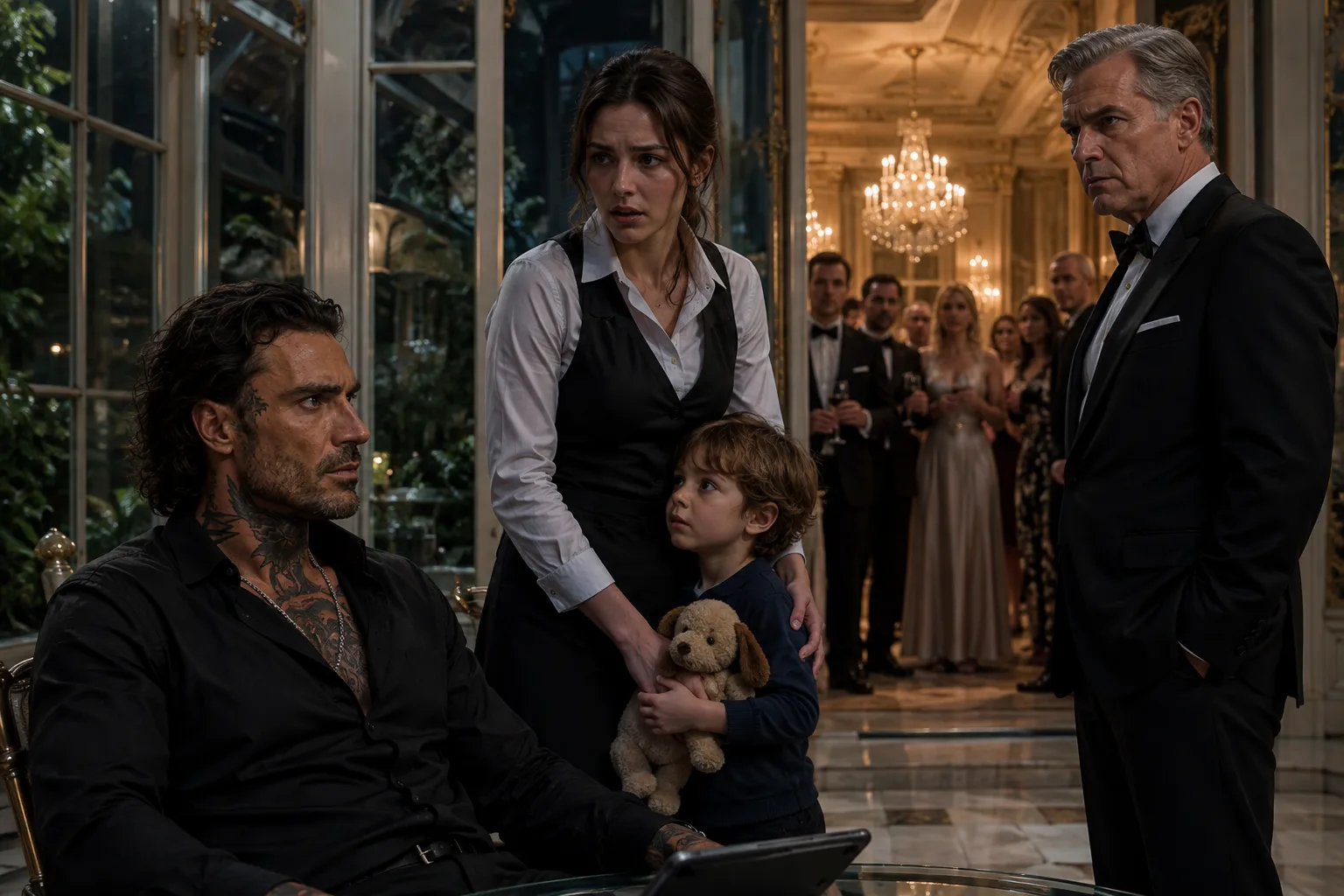 She Hid Her Three-Year-Old Son Inside a Powerful Deaf Billionaire’s Mansion Because She Had Nowhere Else to Go—But When the Little Boy Walked Up to Dominic Cray, Made One Innocent Gesture, and Dropped a Tiny Charm From His Stuffed Dog, Dominic Realized the Child’s Missing Father Might Hold the Truth About the Night He Lost His Hearing