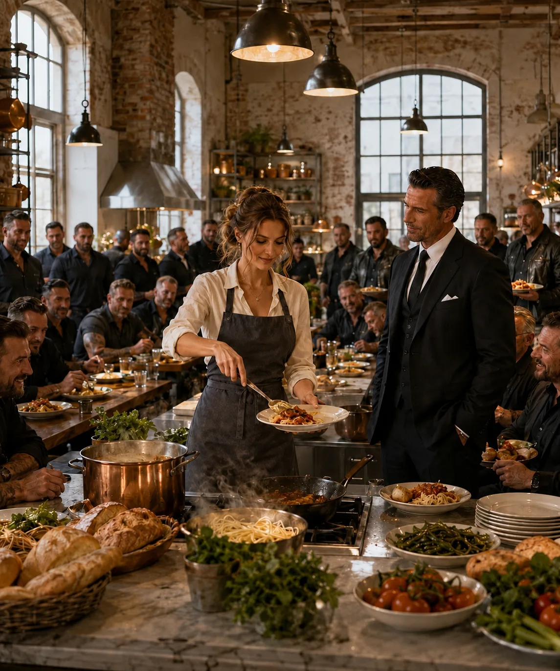 The Woman Who Fed 22 Hungry Men — Then Turned the Mafia Boss’s Forgotten Kitchen Into a Fortune No Enemy Could Take