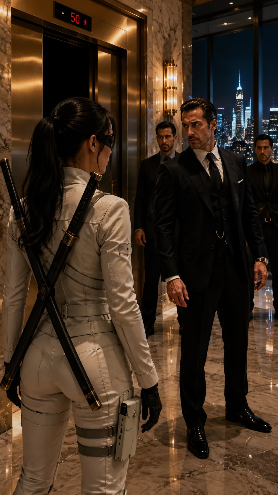 The Woman in White Came for the Mafia Boss—But He Wasn’t the One She Wanted