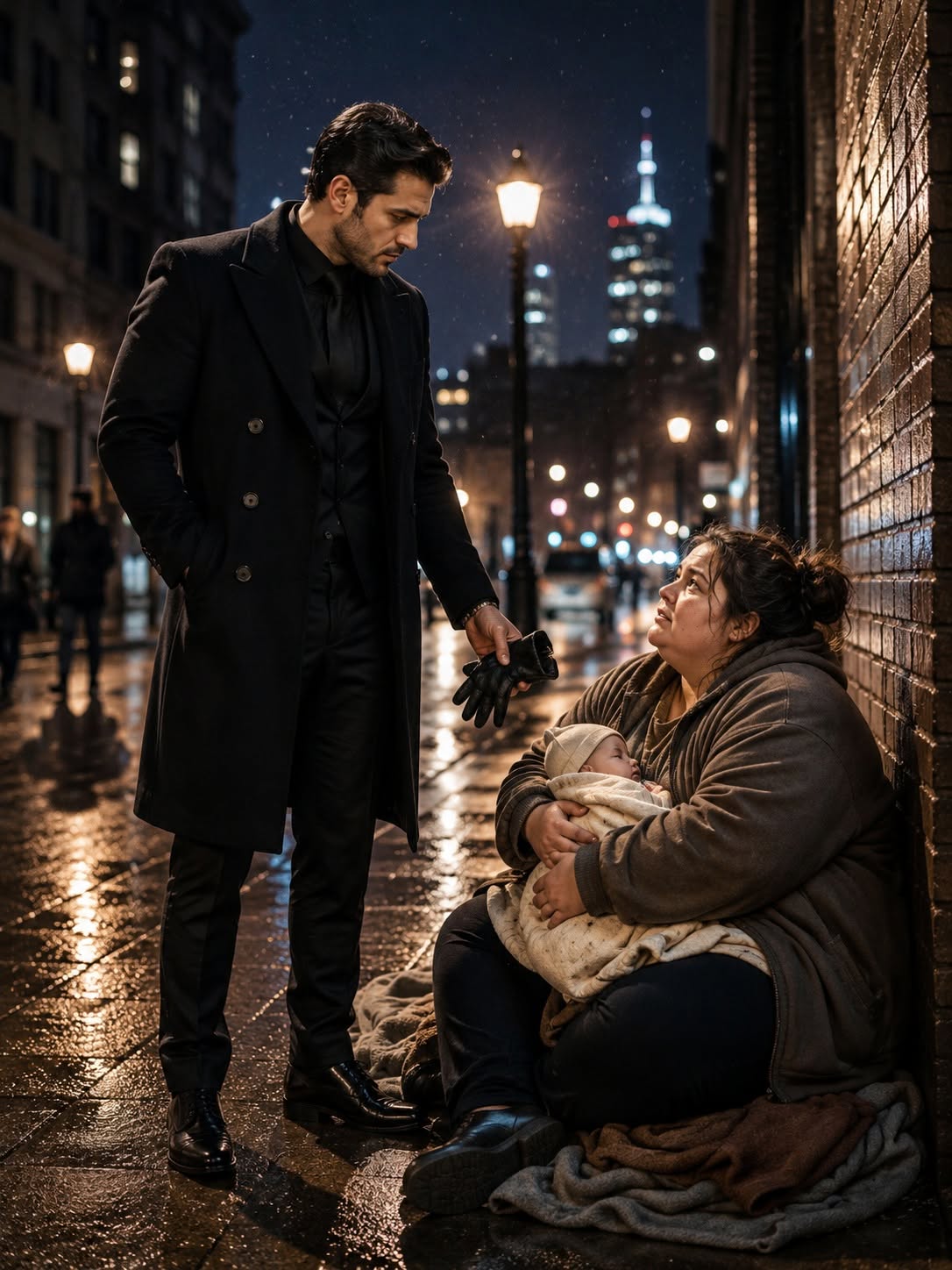 She Was Shivering in the Snow With Her Newborn When Bellhaven’s Most Feared Man Offered His Hand—Neither of Them Knew Her Mother Had Left Behind a Secret That Could Destroy His Enemy