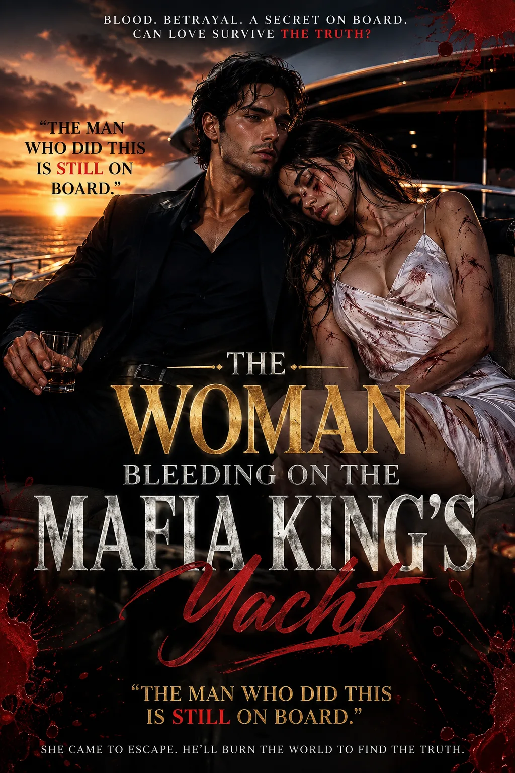 The Woman Bleeding on the Mafia King’s Yacht — Then She Whispered, “The Man Who Did This Is Still on Board”