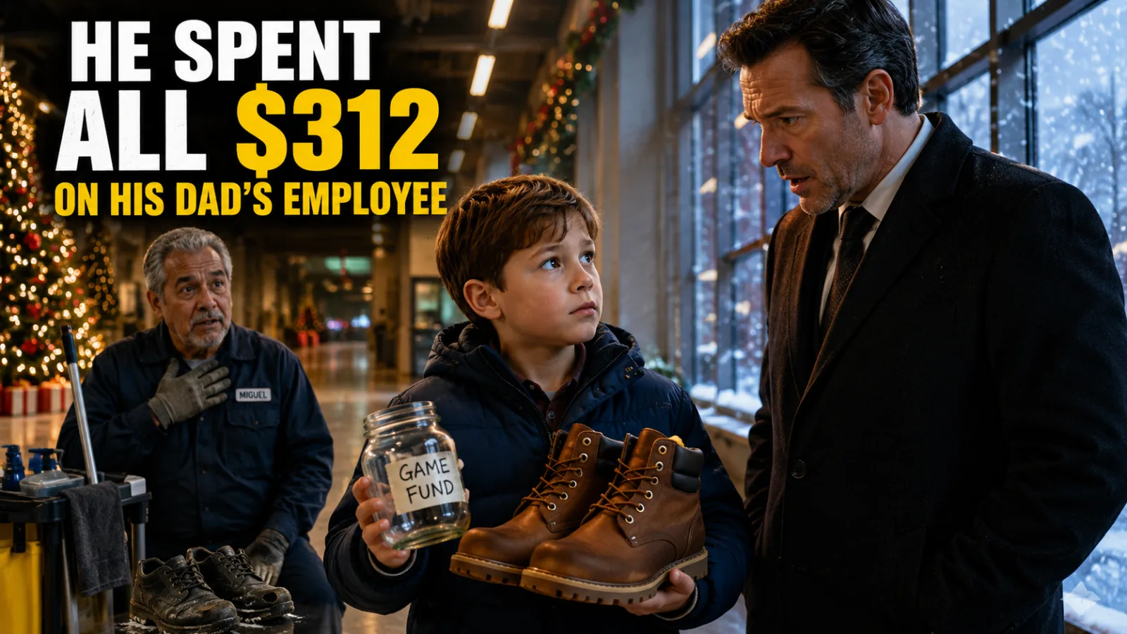 The Boy Who Spent Christmas Money on His Father’s Employee