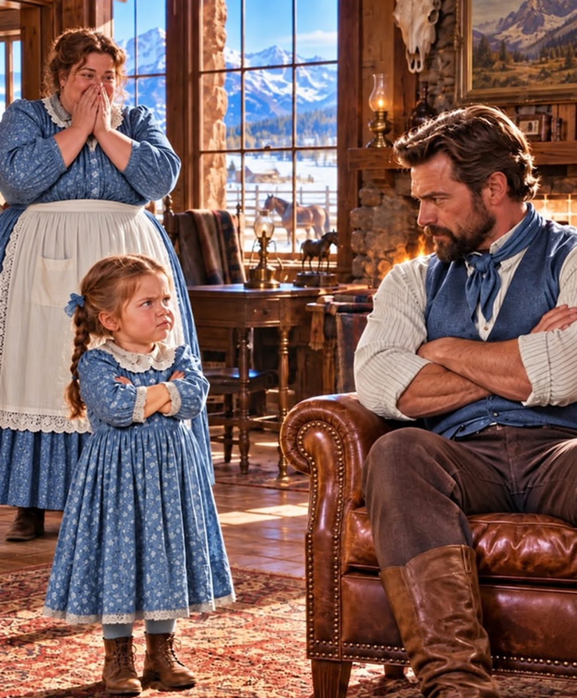 THE LITTLE GIRL WHO DARED TO MOCK THE COLDEST CATTLE BARON