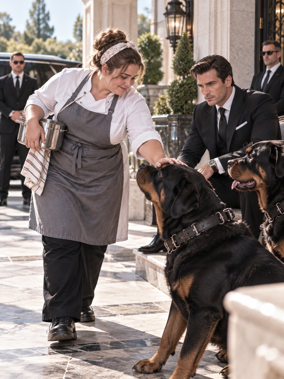 The Mafia Boss’s Guard Dogs Trusted No One—Until the New Cook Walked Through the Gate