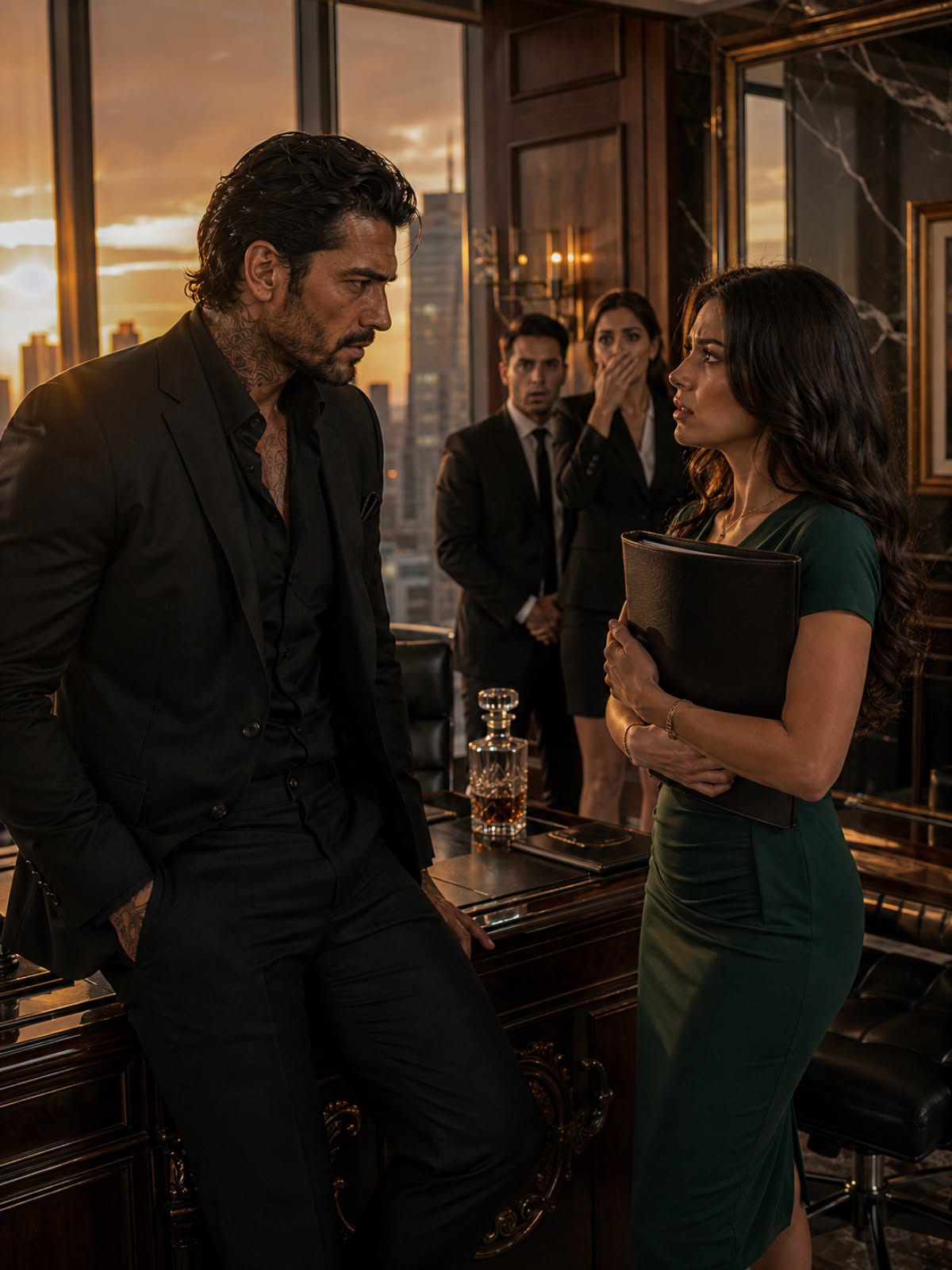 The Night the Mafia Boss Finally Saw His Secretary