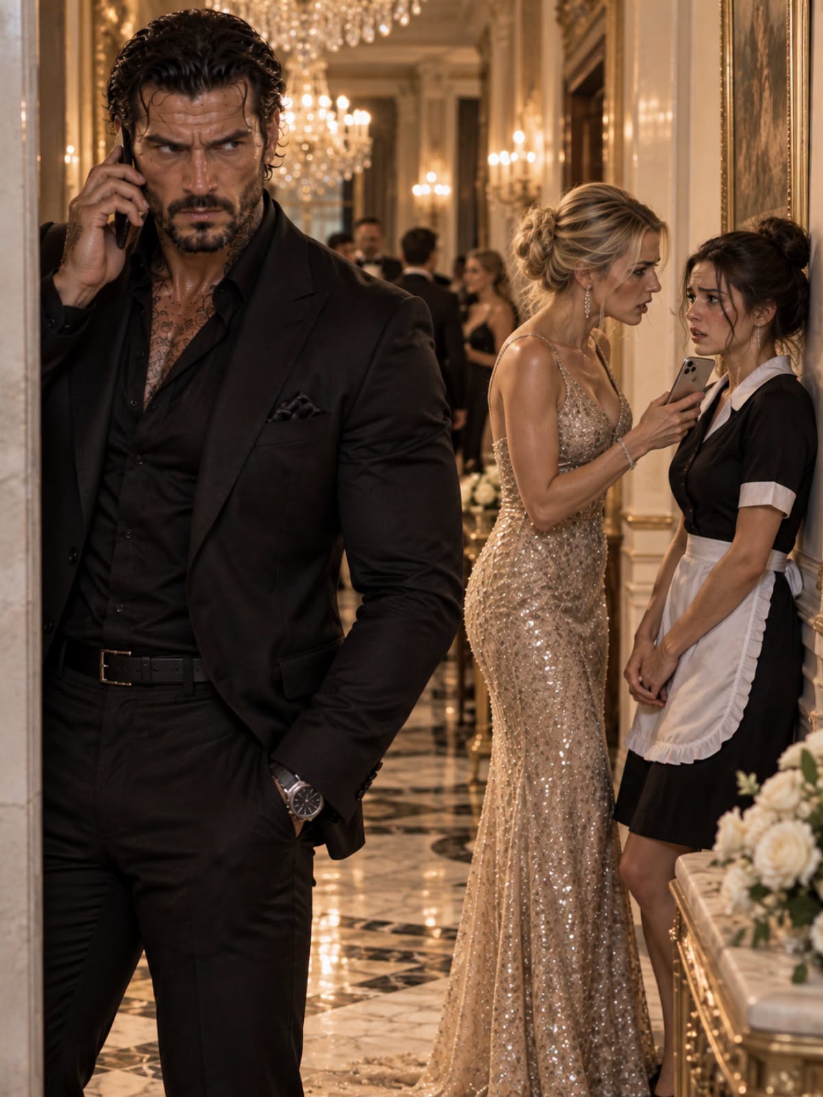 HIS FIANCÉE THREATENED THE MAID IN PRIVATE—BUT THE MAFIA BOSS HEARD EVERY WORD