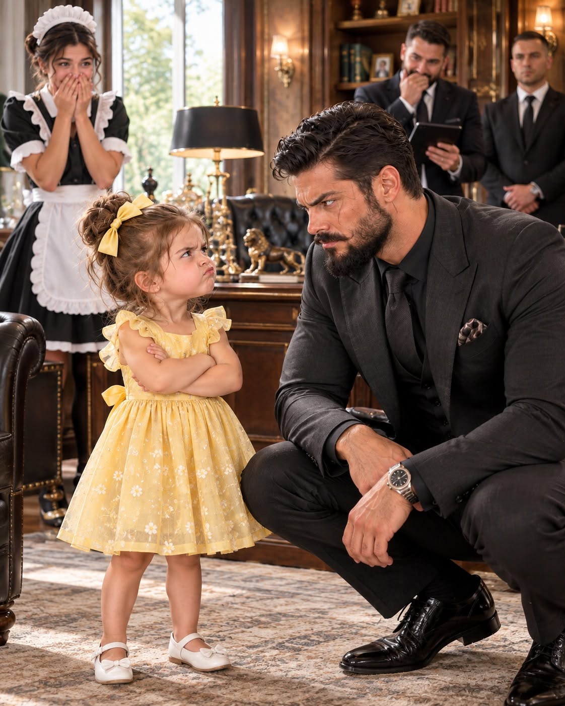 THE LITTLE GIRL WHO MOCKED THE MAFIA KING — AND MADE HIM SMILE FOR THE FIRST TIME IN YEARS