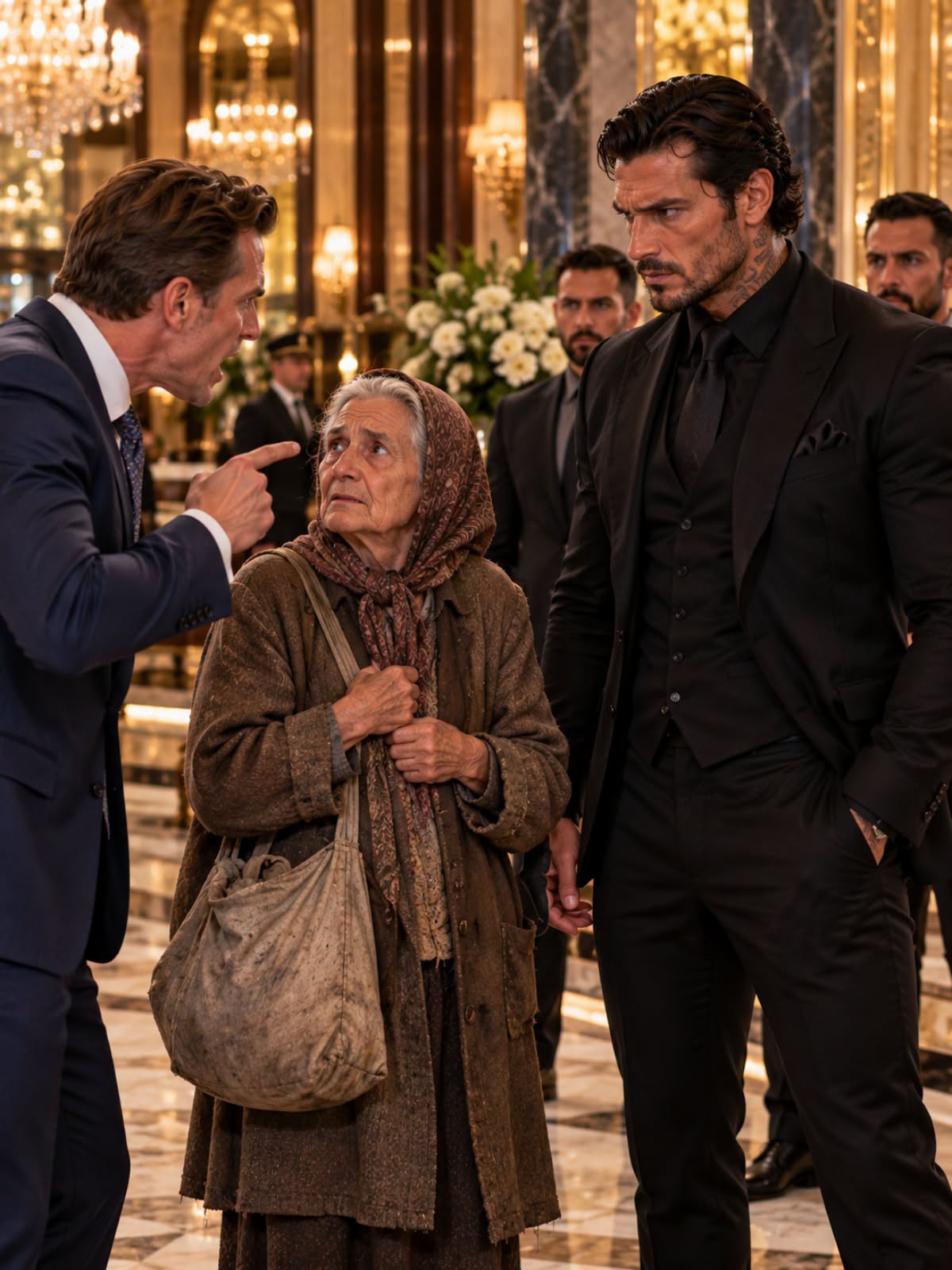 The Maid Who Hid a Lost Old Woman—Then the Mafia King Walked Into the Lobby and Called Her “Mom”