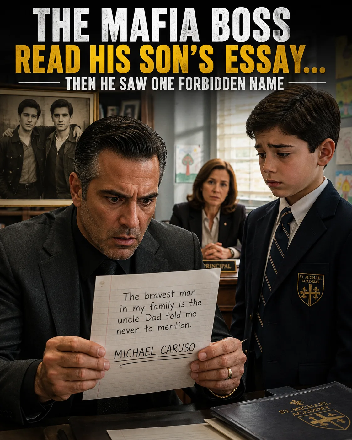 The Mafia Boss Read His Son’s School Essay—and Froze at One Name