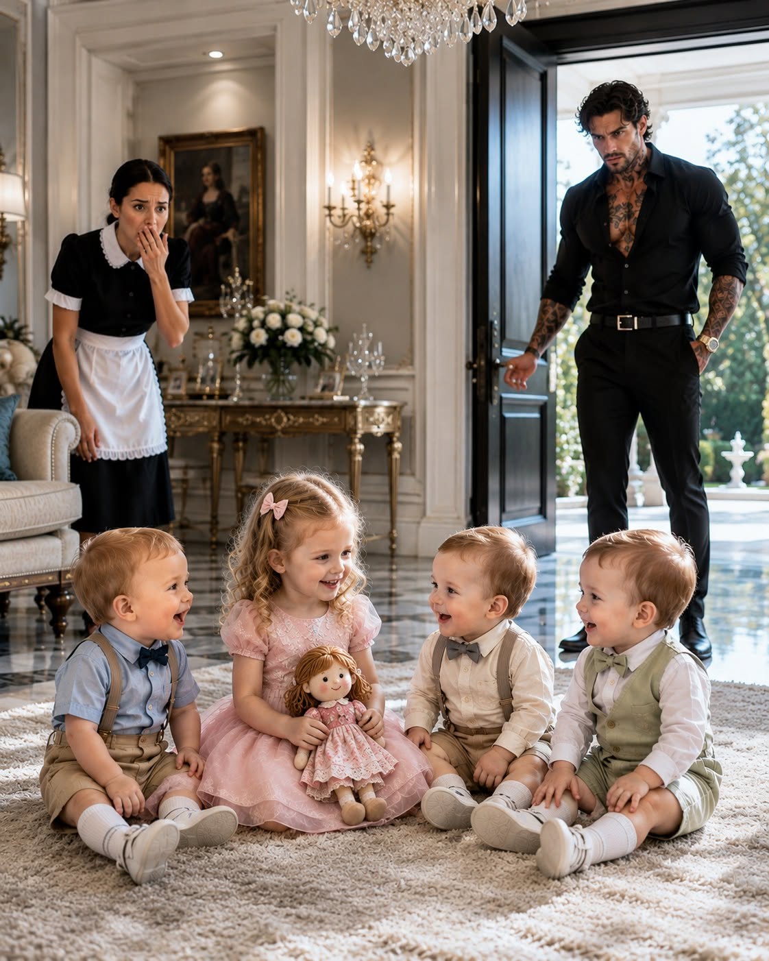THE NIGHT THE MAFIA BOSS’S TRIPLETS STOPPED CRYING