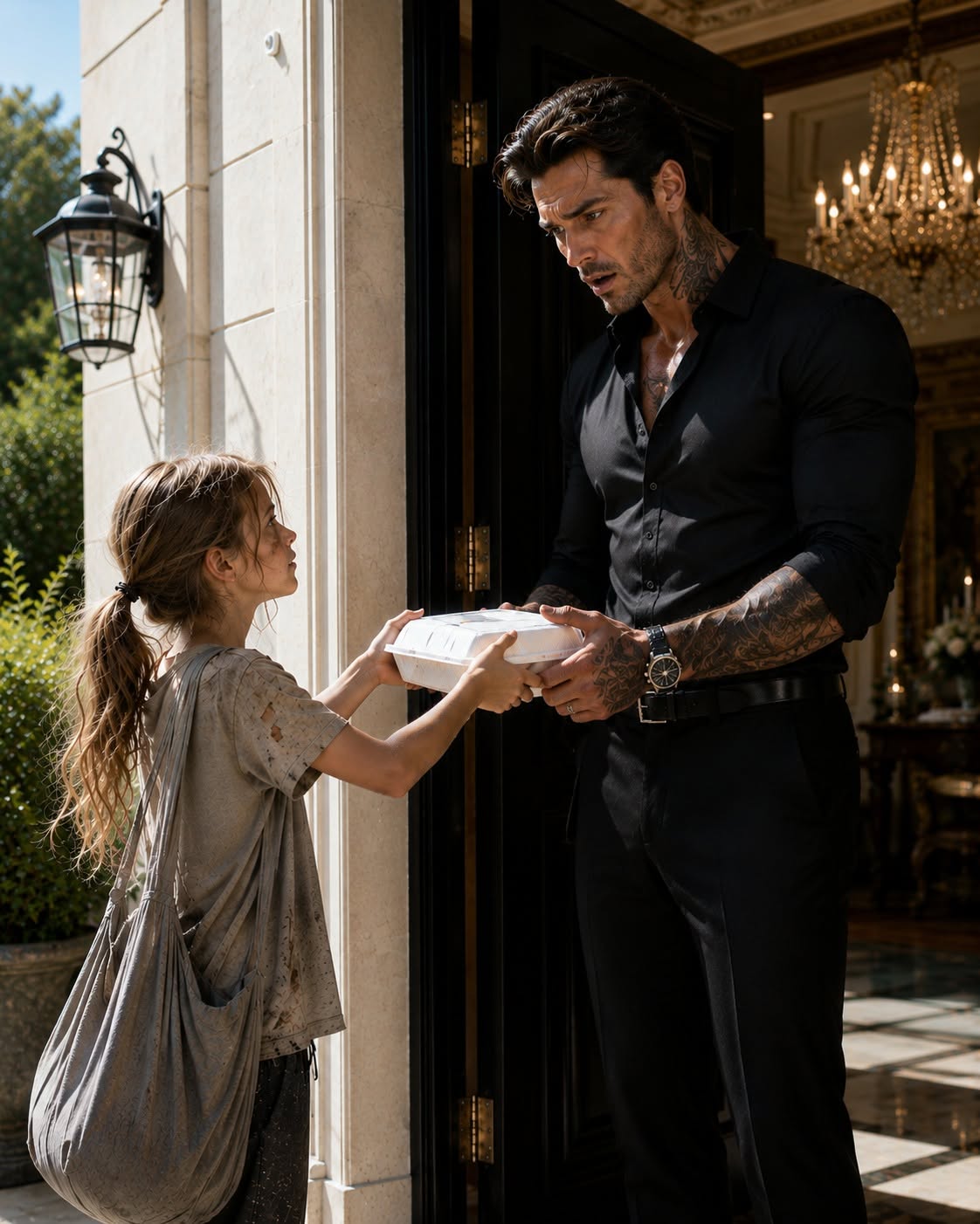 THE GIRL WHO DELIVERED DINNER TO THE WRONG MANSION