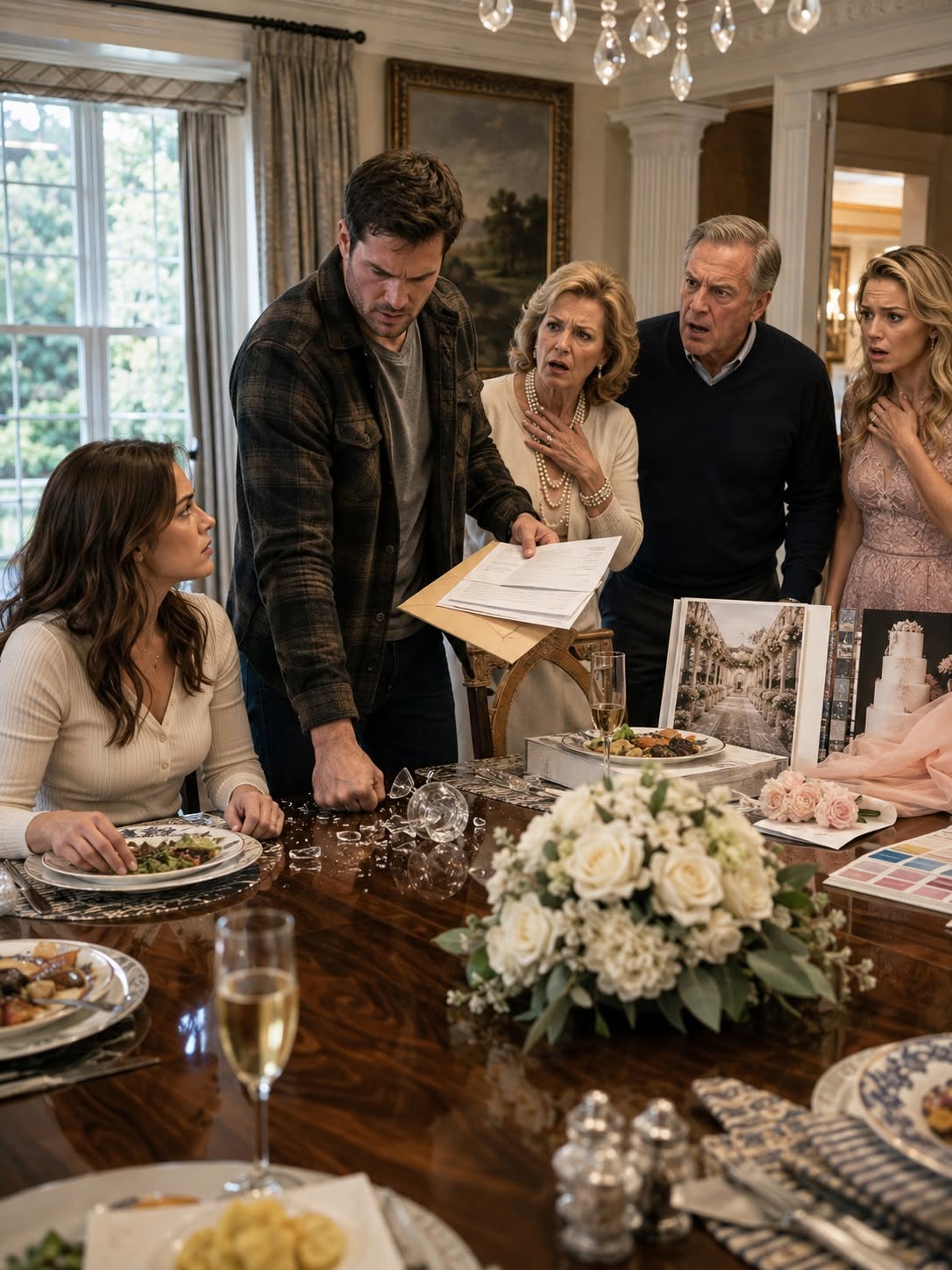 They Stole My $100,000 Inheritance for My Sister’s Dream Wedding—Then My “Broke” Husband Put an Eviction Notice on Their Table