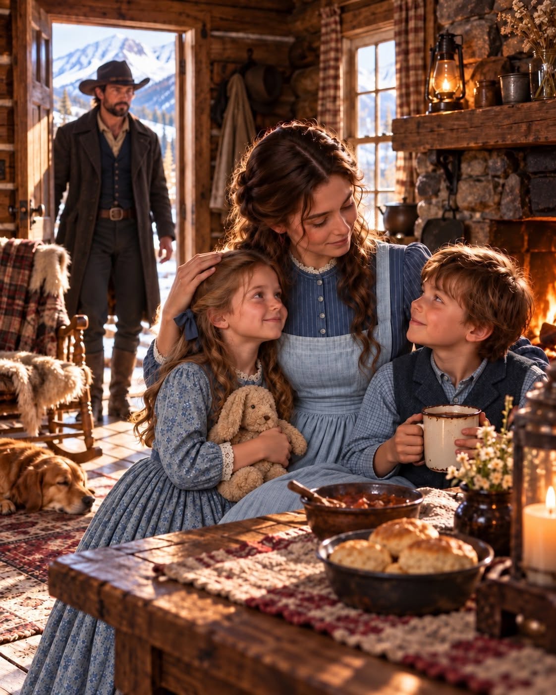 Traded for Two Mules, Maeve Entered a Broken Mountain Cabin—Then a Frightened Boy Called Her “Mama”