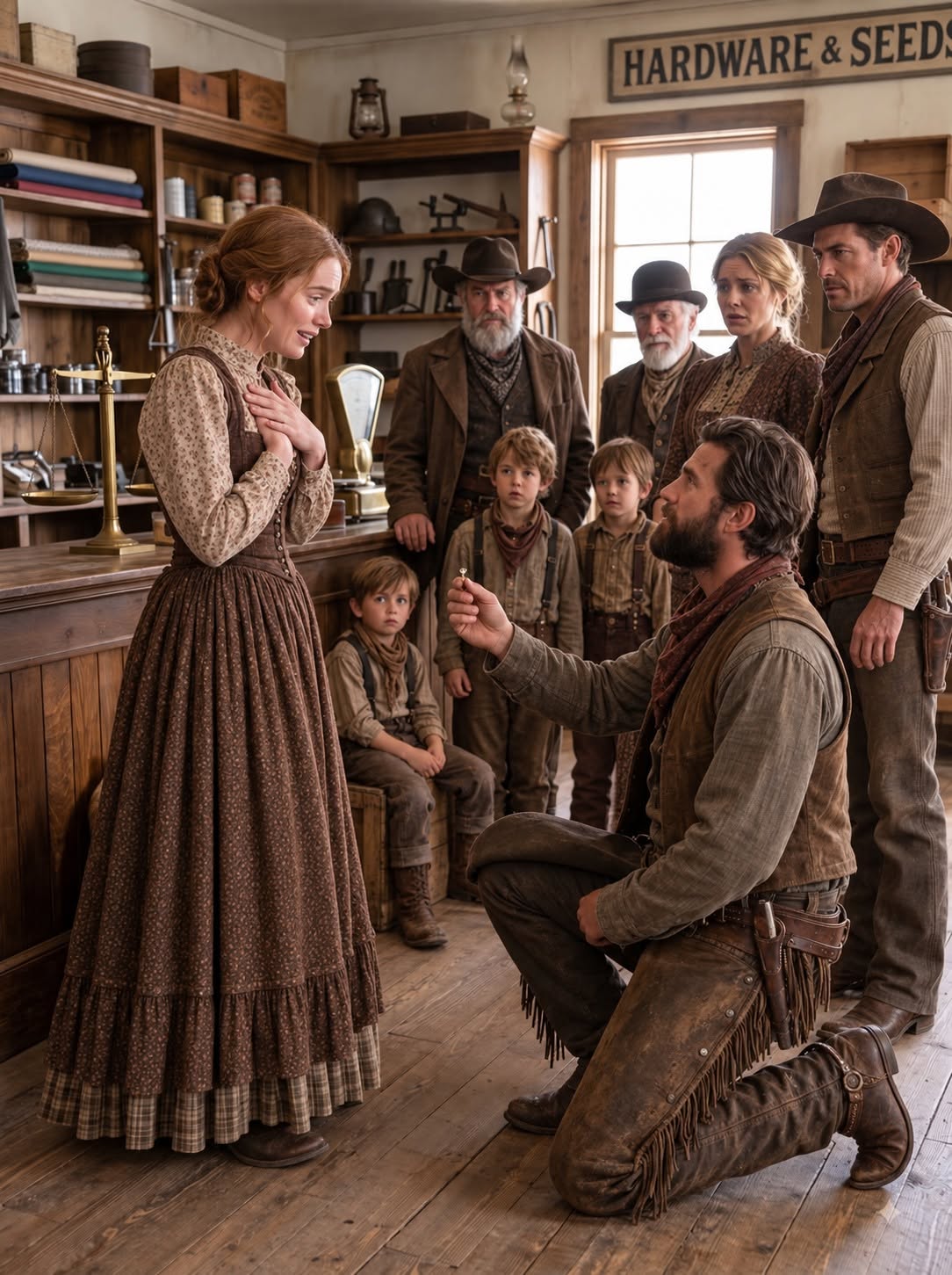 The Woman Bitter Creek Called Barren — Until a Mountain Man With Five Children Chose Her