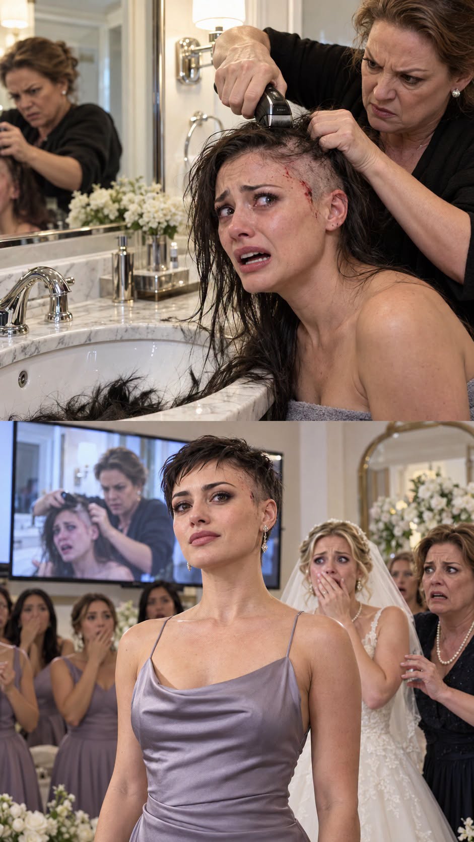 My Mom Shaved My Head Before My Sister’s Wedding, Then Lied to Everyone—But She Forgot I Had Recorded Everything