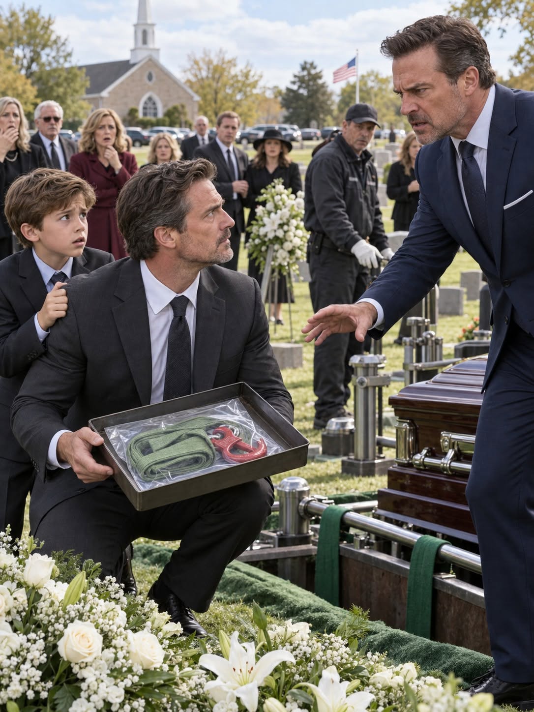 My 11-Year-Old Son Saw Something Beneath His Mother’s Coffin—Then the Mysterious Code RS3806 Exposed a Secret Nobody Expected