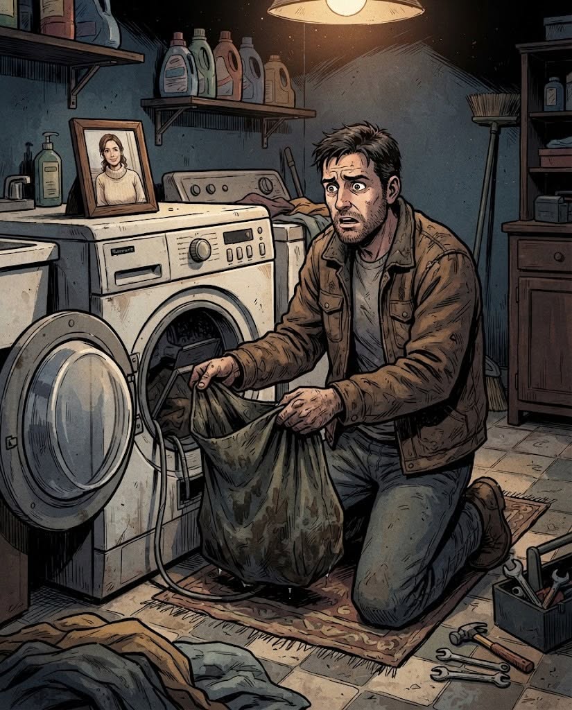 THE SECRET BENEATH THE WASHING MACHINE