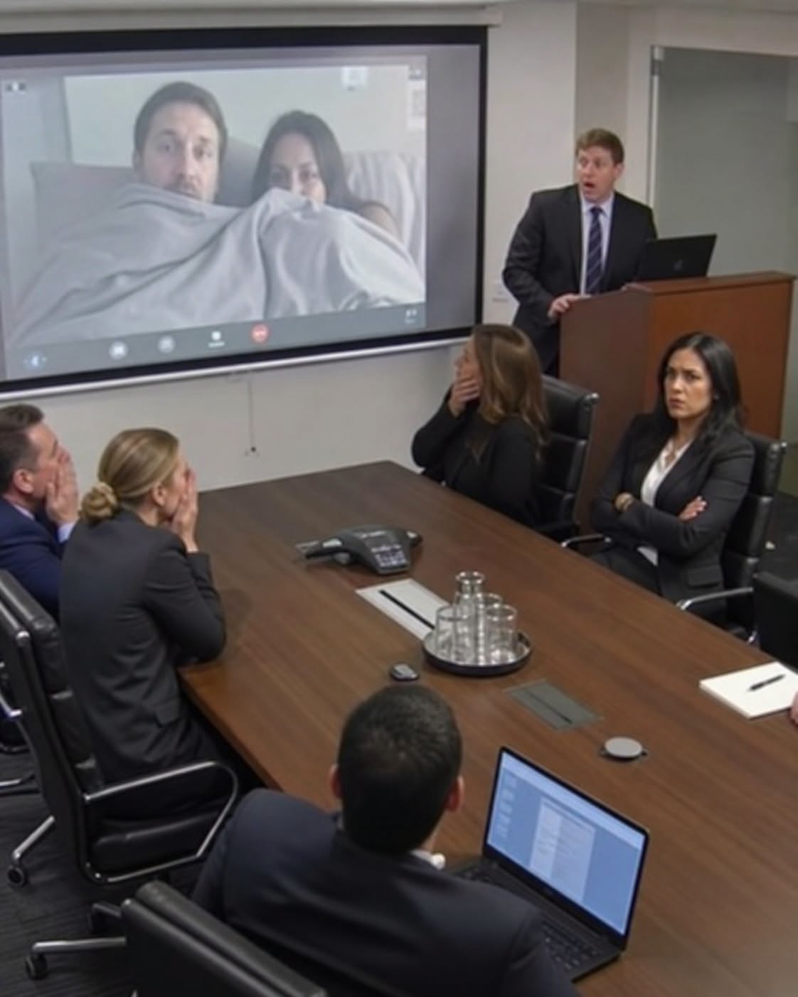 THE NIGHT I PUT HIS LIES ON THE BIG SCREEN