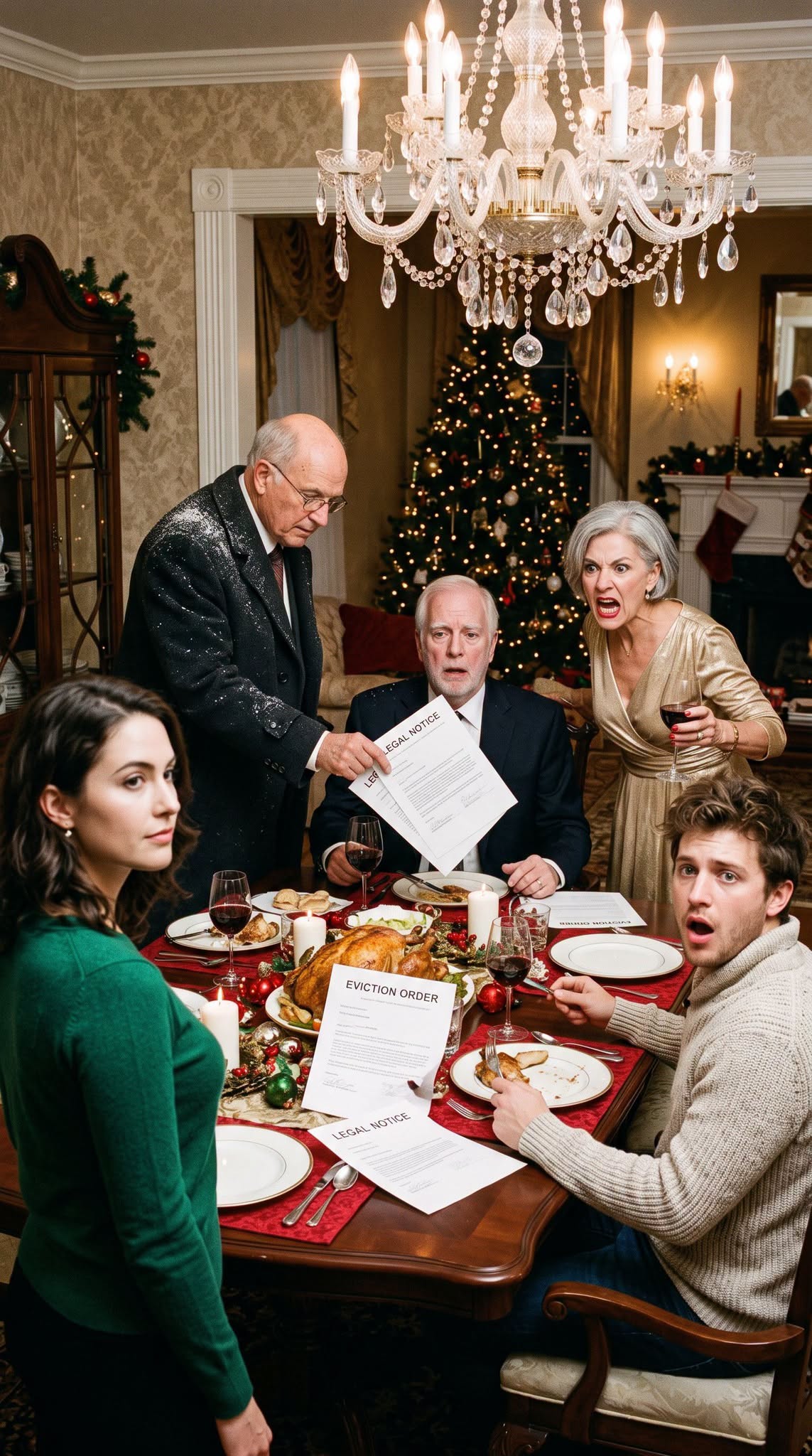 My Family Tried to Evict Me on Christmas Night—Then Grandpa’s Final Secret Turned Their Perfect Plan Against Them