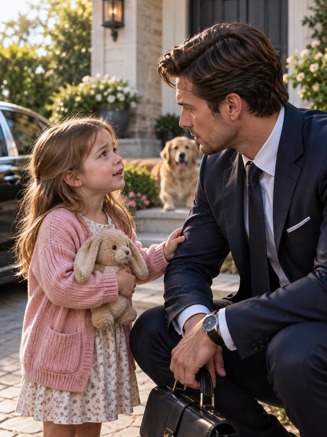“Sir, Can You Take Me to Mommy?” The Little Girl Next Door Asked the Lonely Millionaire—And One Signature Changed Everything