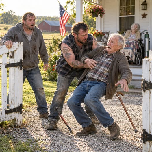 Drunken Inmates Broke Into an Old Man’s Farm Looking for Money—But What They Found Inside His Barn Made Them Risk Everything to Save Him Before Dawn That Freezing Night