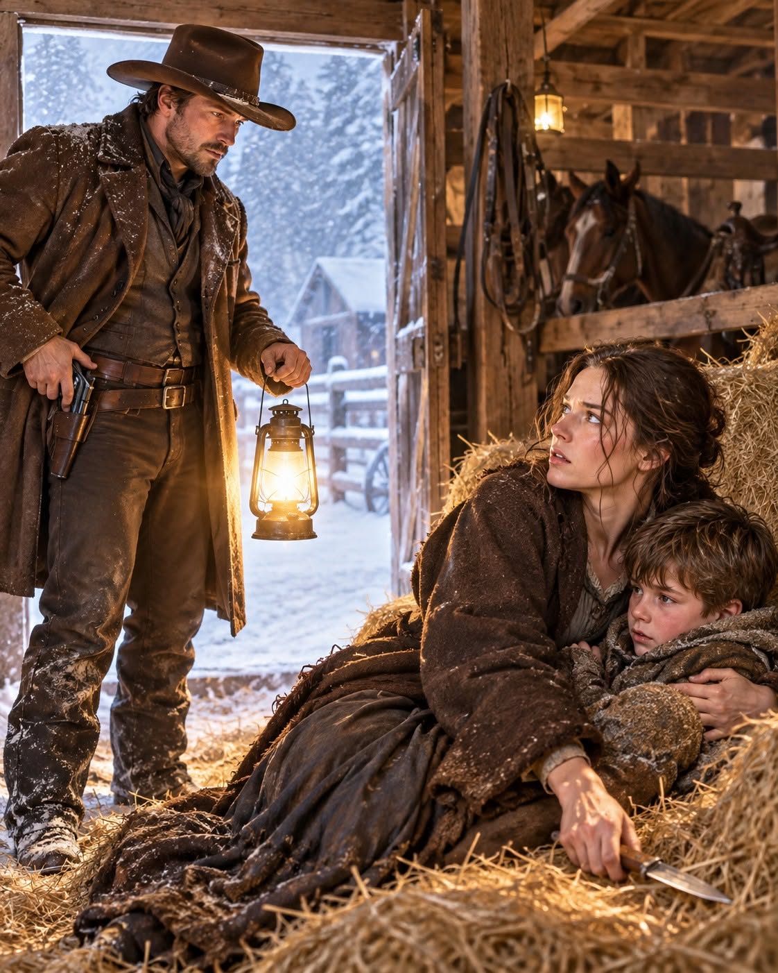 THE WIDOW IN HIS STABLE CARRIED A DEAD MAN’S SECRET