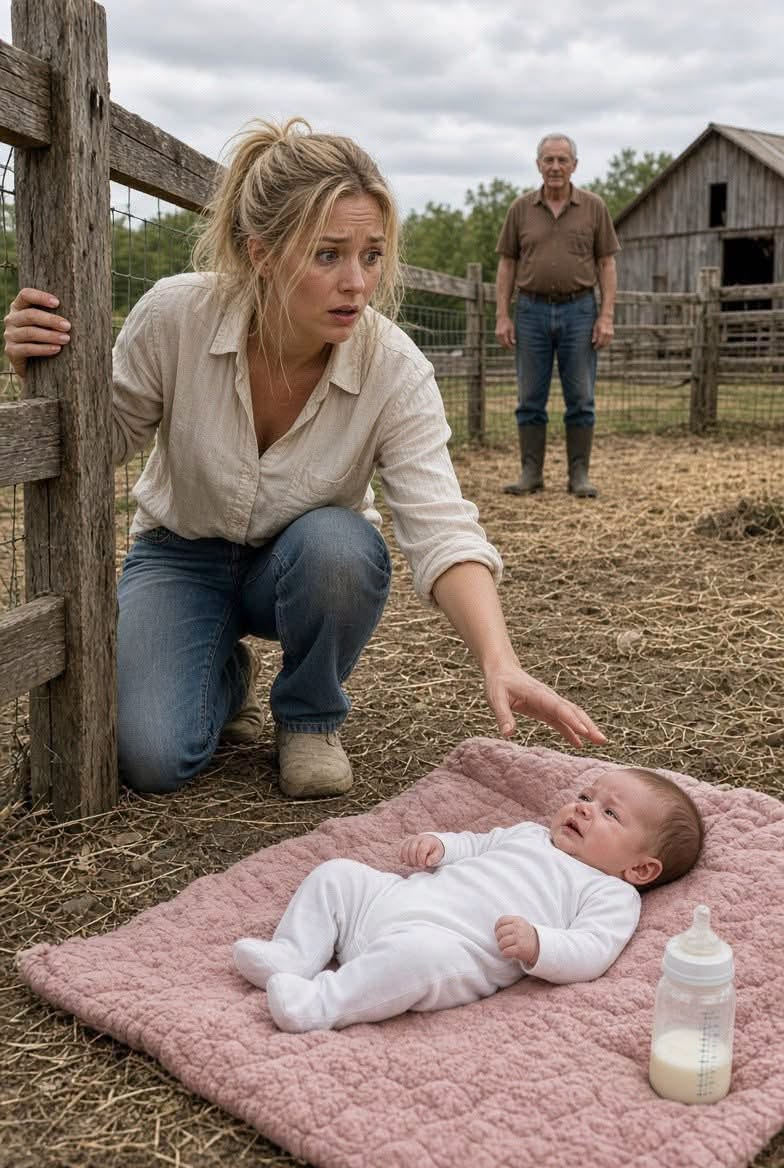 My Husband Put Our Newborn in an Animal Pen During His Family Reunion—Then His Mother Handed Me a Phone That Changed Everything