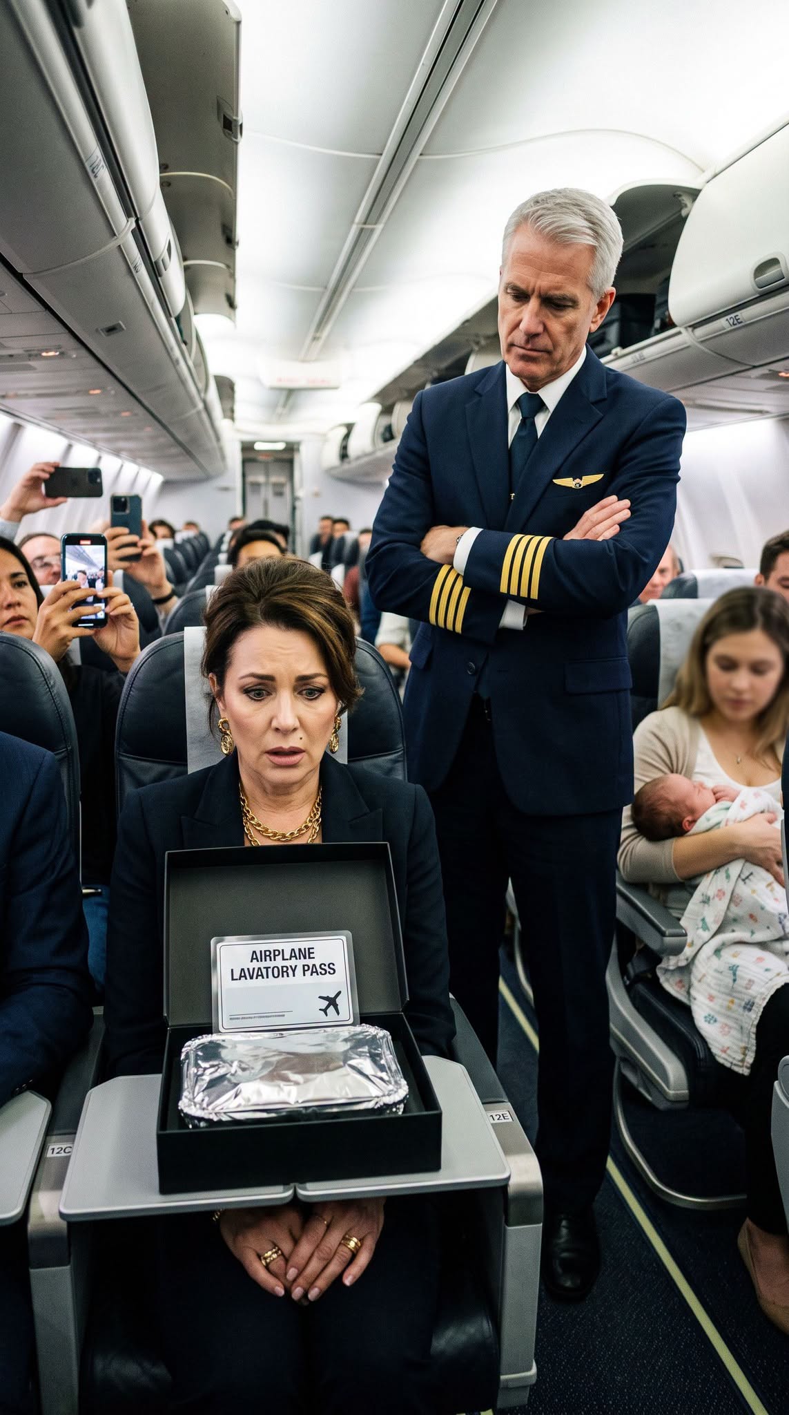 THE CAPTAIN'S GIFT: THE MOTHER THEY TRIED TO SHAME AT 30,000 FEET