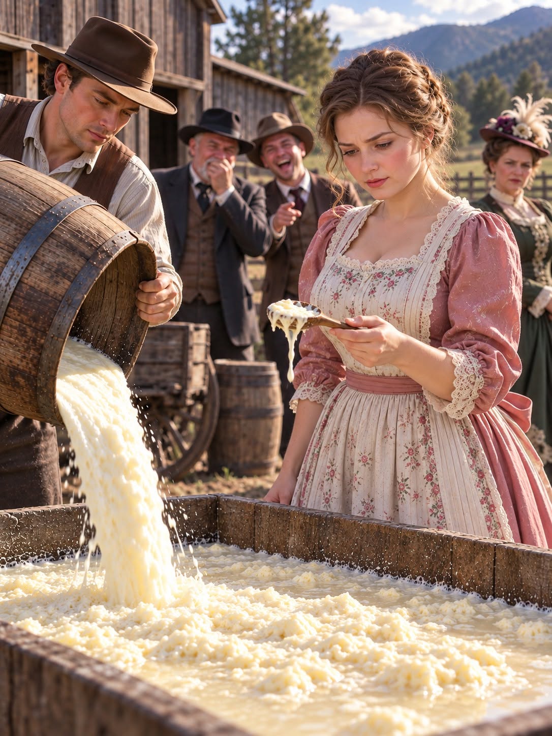 They Dumped Spoiled Milk on Her Farm to Humiliate Her—But Harriet’s Grandmother Had Left Her a Secret No One in Alderton Expected