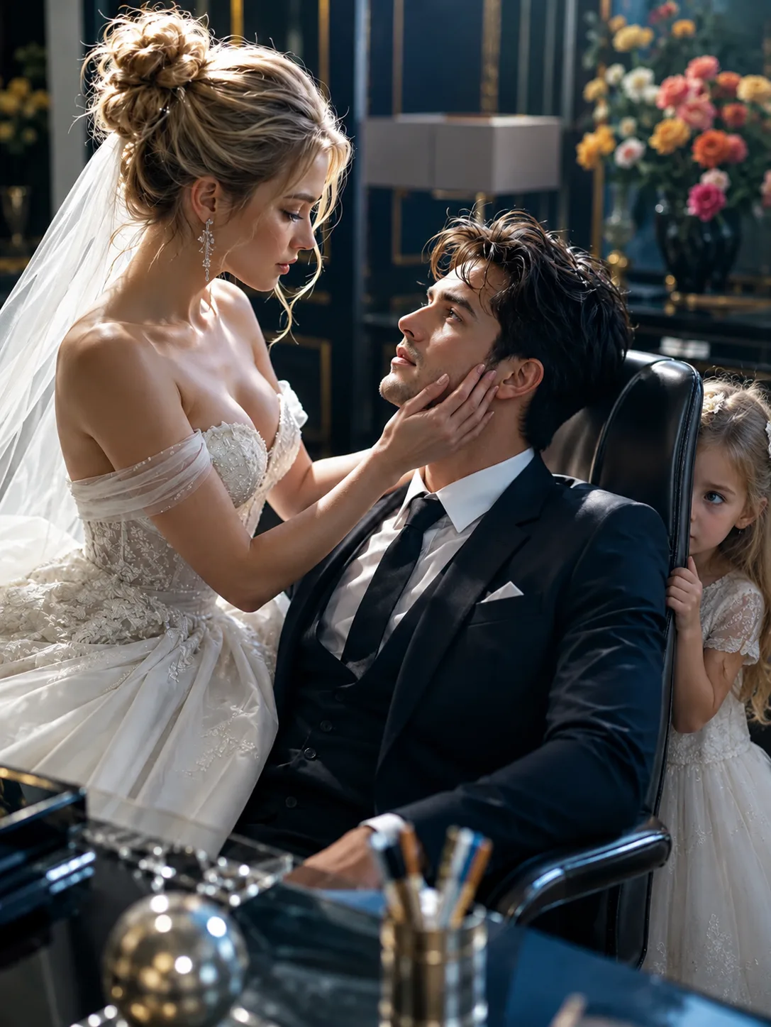 The Bride Who Married a Blind Billionaire—Then Saw His Eyes Follow Her on Their Wedding Night