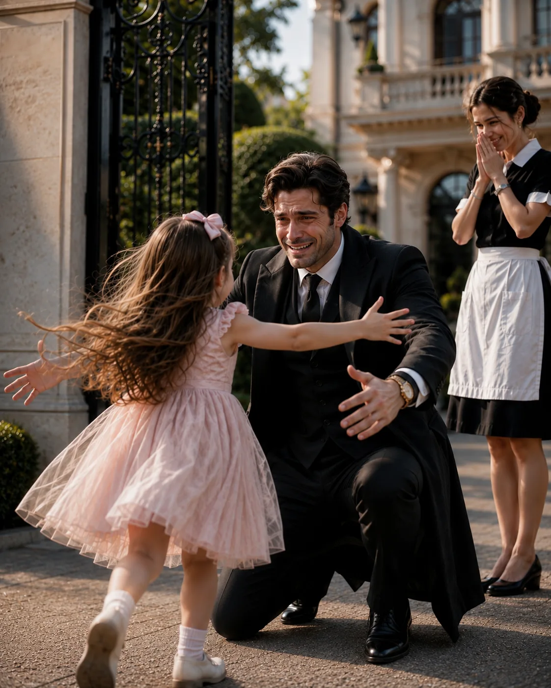 The Billionaire Came Home After 30 Days—Then His Maid’s Little Girl Called Him Daddy