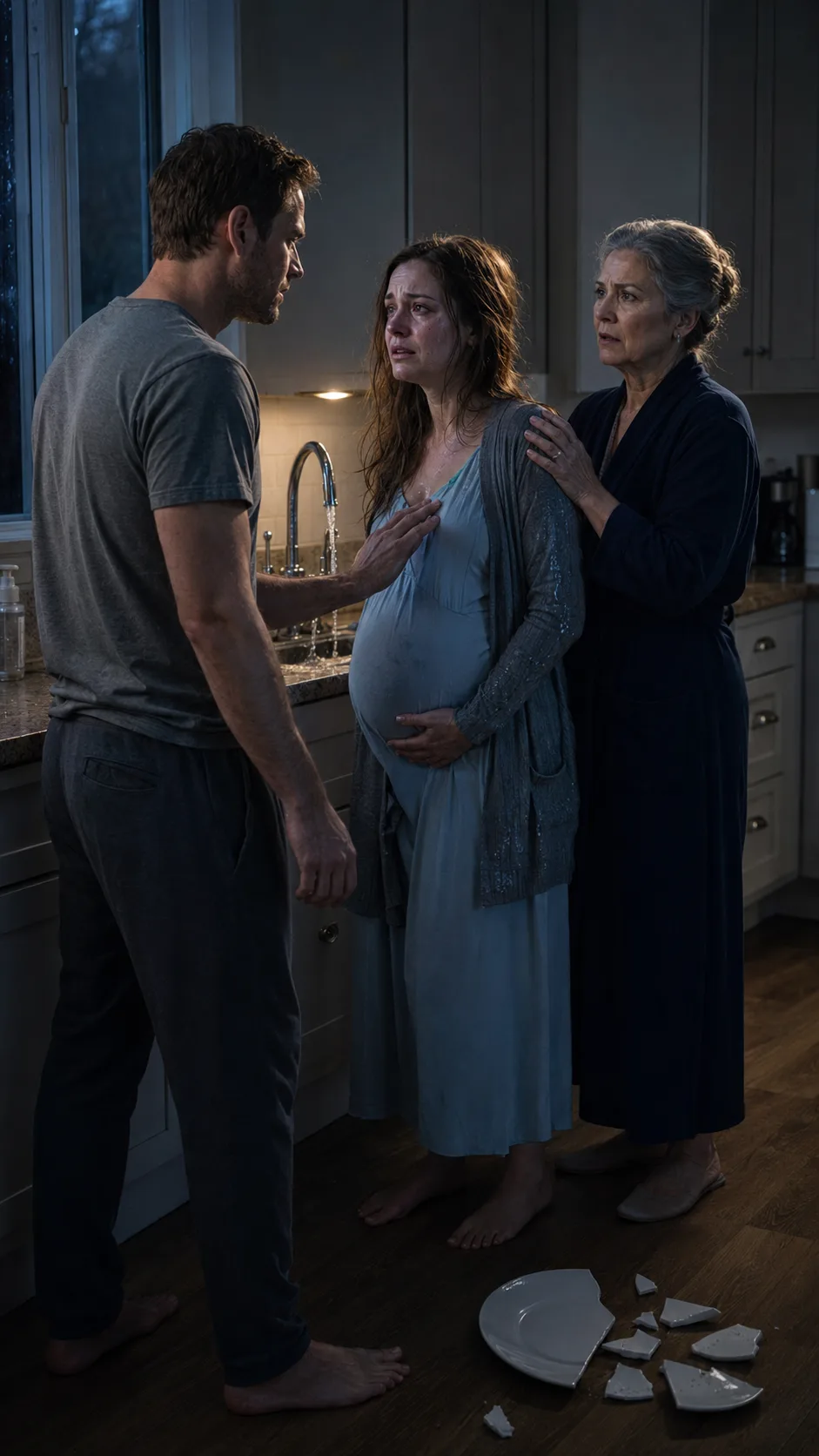 I Woke at 3:12 A.M. and Found My Mother Holding My Pregnant Wife Over the Kitchen Sink—What I Did Next Ended Her Control Over Our Family Forever