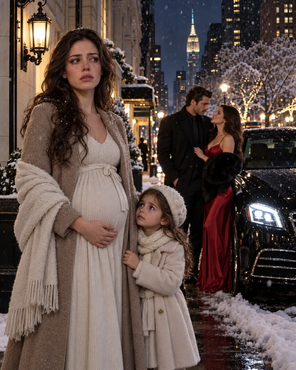 **He Left His Pregnant Wife on Christmas Eve—By Morning, She Was Gone**