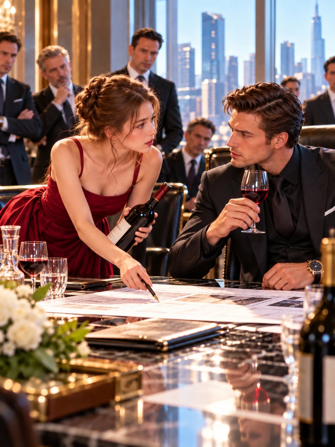 The Billionaire Crime Boss Was Ready to Sign Away $200 Million—Until the Woman Pouring His Wine Whispered Six Words That Changed Everything