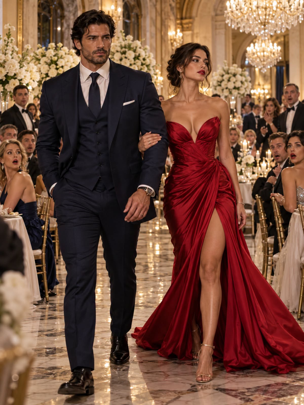 The Mafia Boss Walked Into His Brother’s Wedding With the Woman They Destroyed—Then She Whispered, “I Brought the Proof”