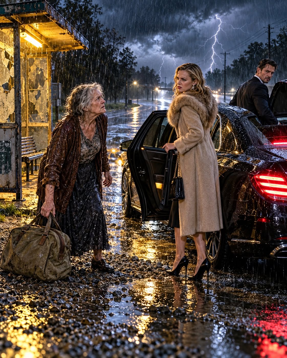 MY DAUGHTER LEFT ME IN A STORM AFTER TAKING MY FORTUNE—BUT SHE NEVER CHECKED THE OLD BAG