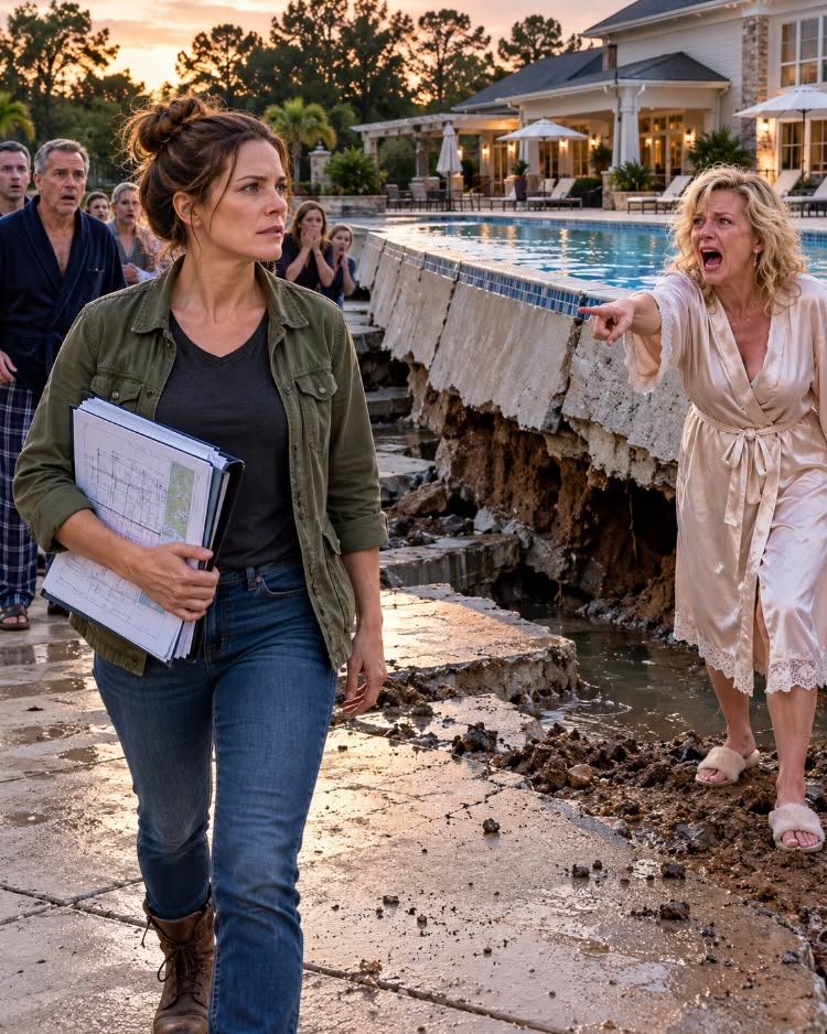 THE HOA PRESIDENT DESTROYED MY DRAIN—THEN HER $900,000 POOL ROSE OUT OF THE GROUND