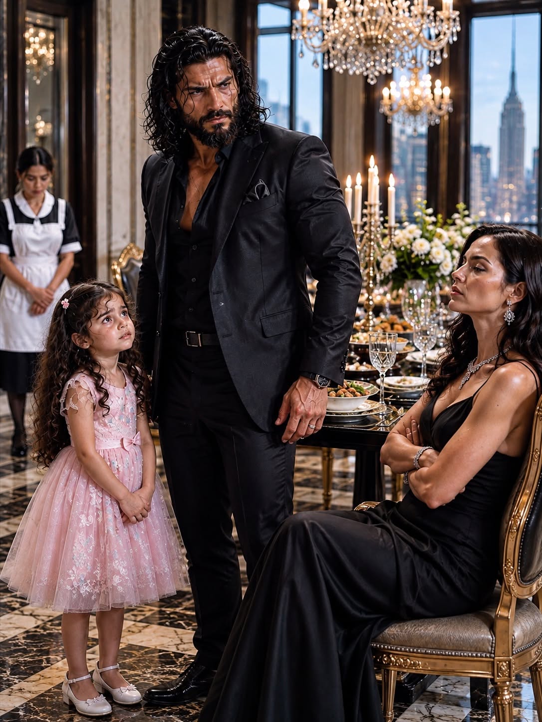 “CAN I SIT WITH YOU?” THE MAID’S LITTLE GIRL ASKED — THEN THE FIANCÉE SAID SOMETHING CRUEL