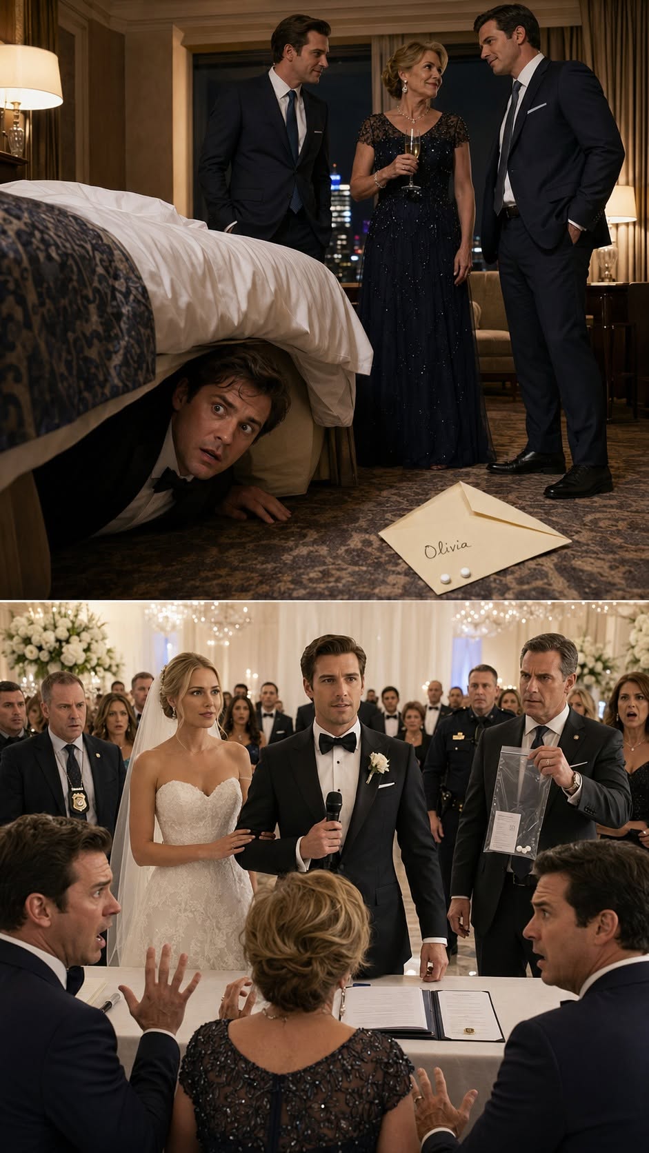 I CRAWLED UNDER MY BROTHERS’ BED TO SCARE THEM THE NIGHT BEFORE MY WEDDING—THEN I HEARD THEM PLANNING TO DRUG MY FIANCÉE AND TRICK ME INTO SIGNING EVERYTHING