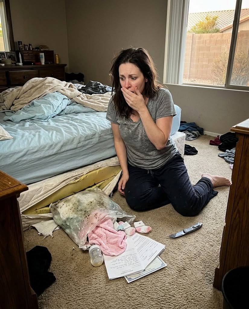 FOR THREE MONTHS, MY HUSBAND’S SIDE OF THE BED SMELLED LIKE SOMETHING WAS ROTTING—HE FORBADE ME FROM CLEANING IT, SO WHEN HE LEFT TOWN, I CUT OPEN THE MATTRESS