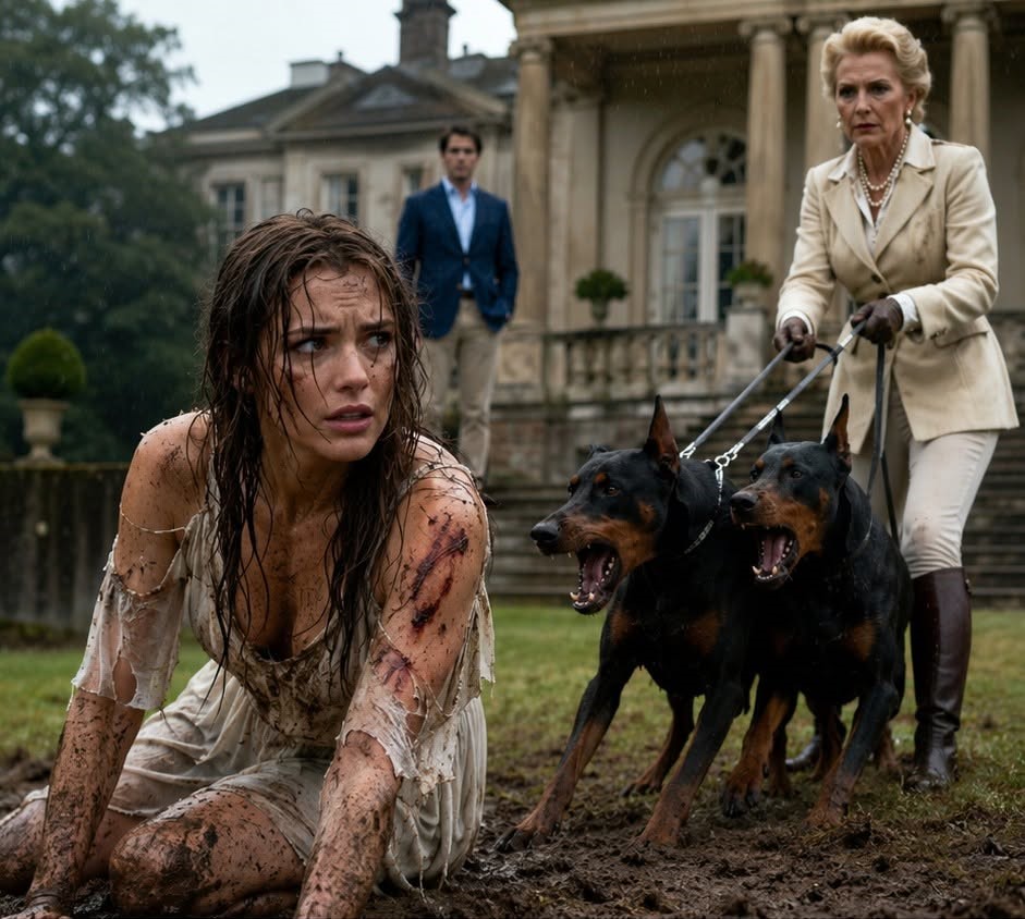 MY MOTHER-IN-LAW LET DOBERMANS DRAG ME THROUGH THE MUD WHILE MY HUSBAND WATCHED—SHE NEVER REALIZED I KNEW THE ONE COMMAND THAT COULD TURN THEM AGAINST HER