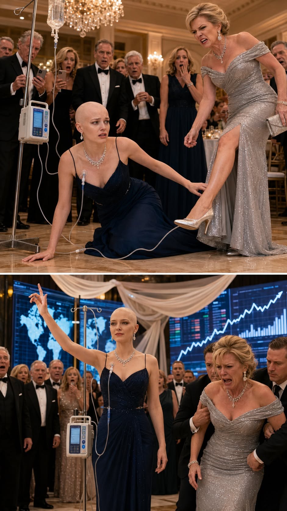 HOOKED TO A CHEMO IV, I COLLAPSED AS MY AUNT CRUSHED THE LINE BENEATH HER HEEL—SHE CALLED ME A PARASITE, NEVER KNOWING I HAD ALREADY BOUGHT HER ENTIRE EMPIRE